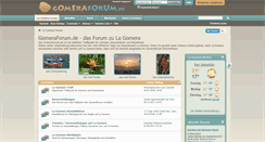 Desktop Screenshot of gomeraforum.de